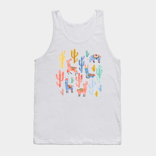 Llama Tank Top by Lidiebug